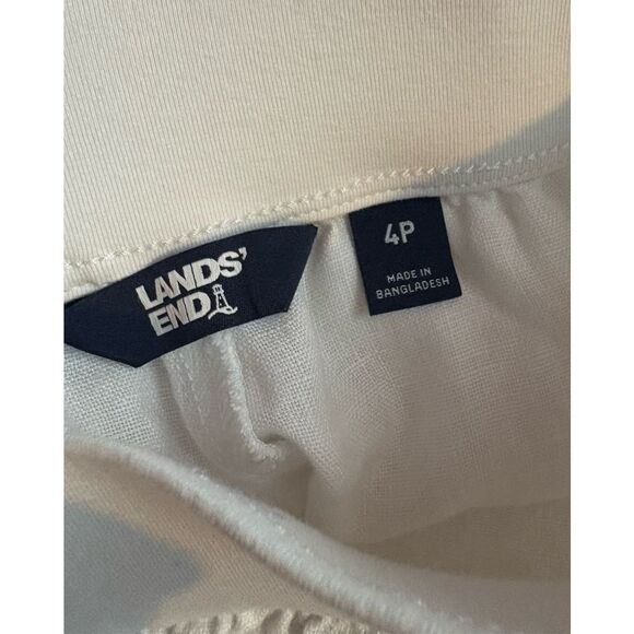 Lands End linen wide leg pants size 4P - Picture 8 of 8